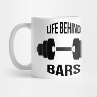 Life Behind Bars - Lifting Weights New Years Resolution Mug